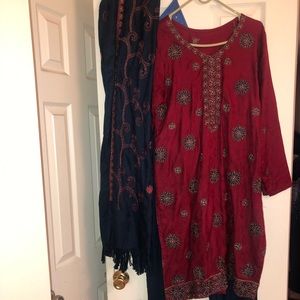 3 piece Indian Pakistani Dress Salwar Kameez